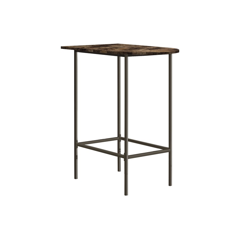 Home Bar Table With Bar Height Small Rectangular For Kitchen – Espresso