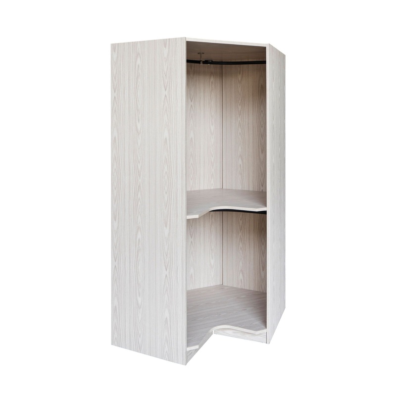 Polygon – Corner Wardrobe – Natural