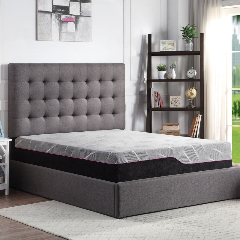 Renew – 11 Full Size Cooling Fast Responding Latex Foam Mattress – Gray