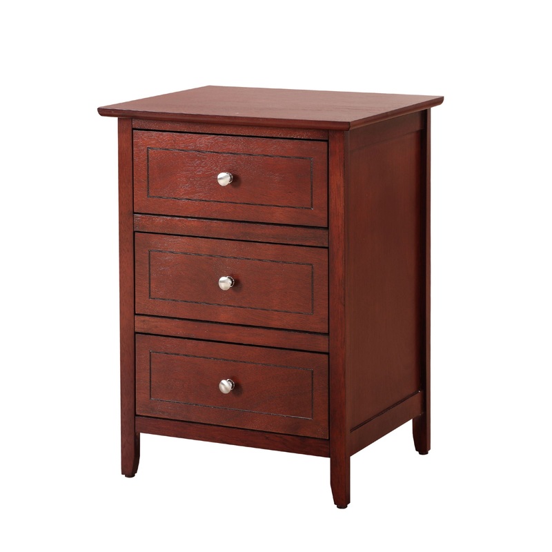 Transitional Nightstand For Bedrooms – Cherry