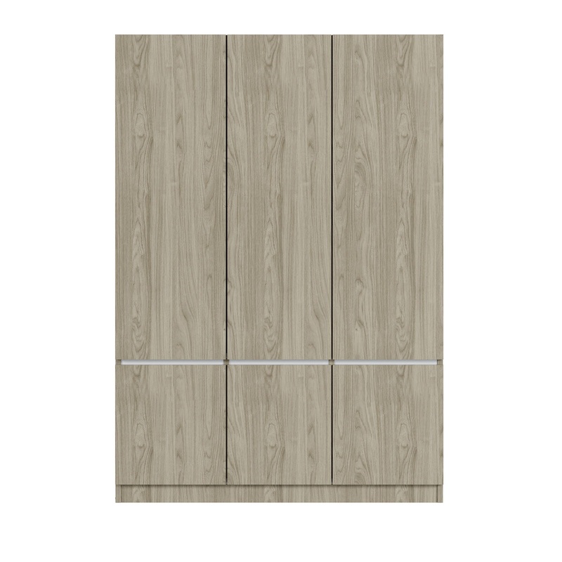 6 Doors Wardrobe Storage For Bedroom – Nature
