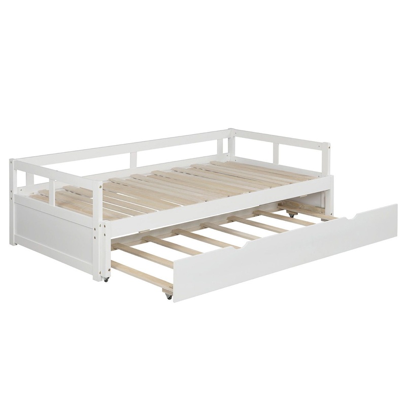 Extending Daybed With Trundle, Daybed With Trundle – White