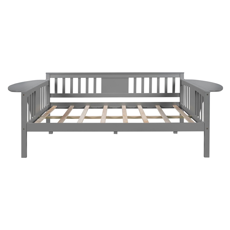 Full Size Comfort Daybed, Slat Support – Gray