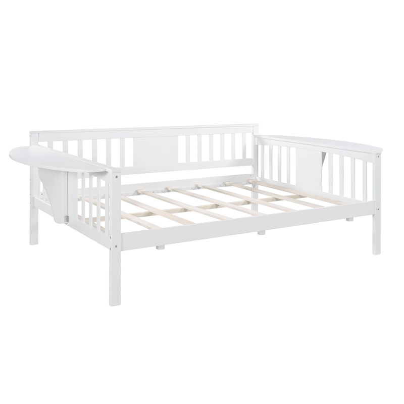 Full Size Comfort Daybed, Slat Support – White