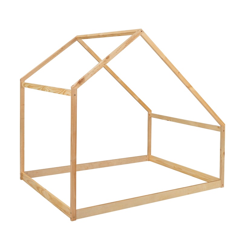 Full Size House Bed – Natural