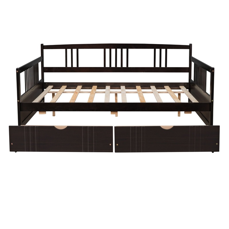Full Size DayBed With 2 Drawers – Espresso