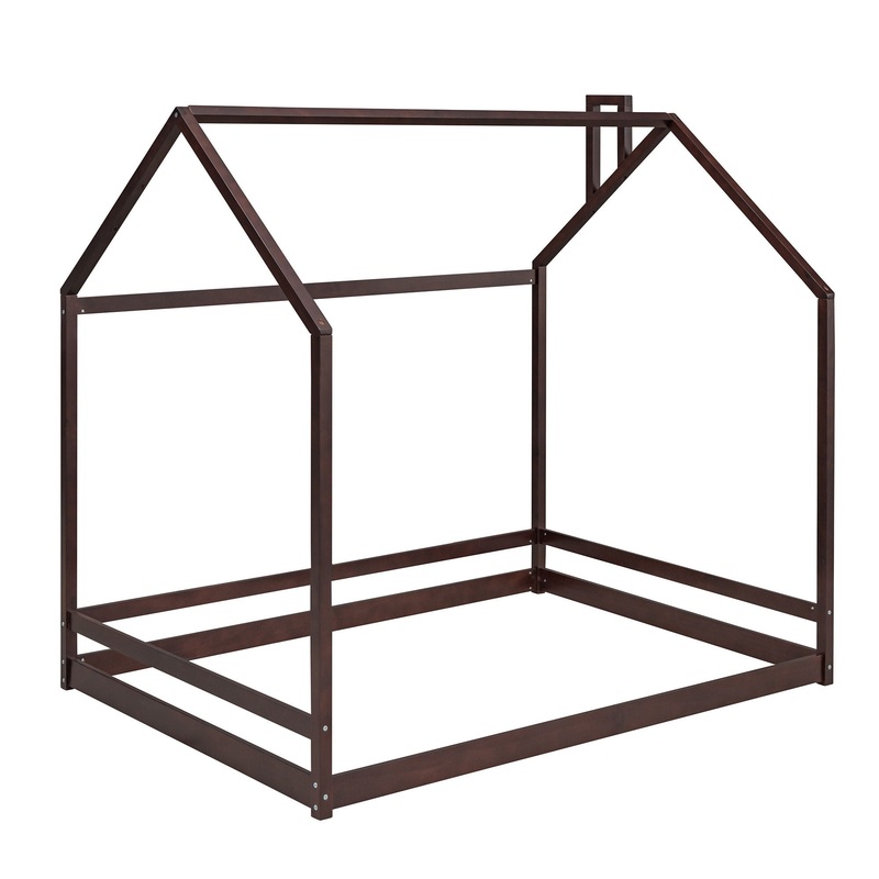 Full Size Playhouse Bed – Espresso