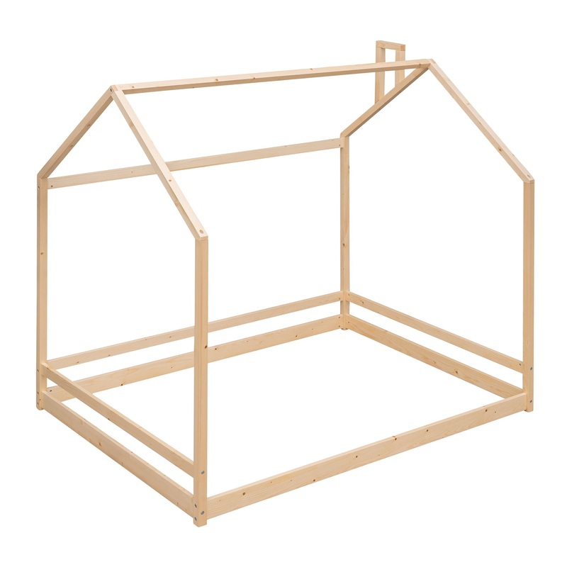 Full Size Playhouse Bed – Natural