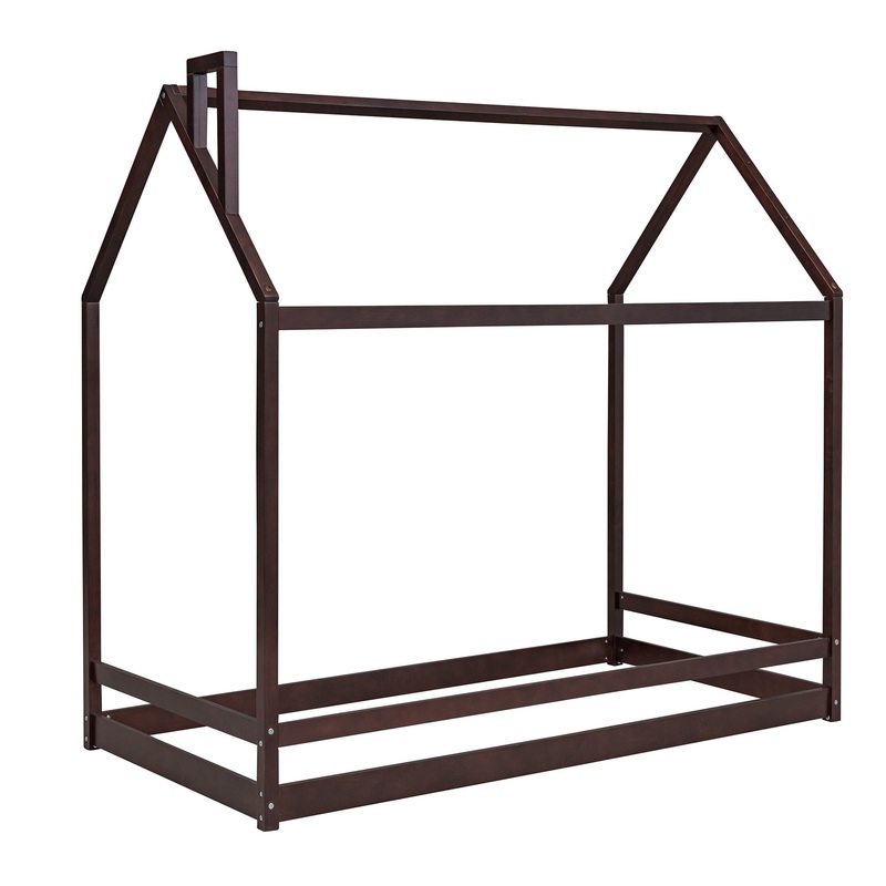 Twin Size Playhouse Bed – Espresso