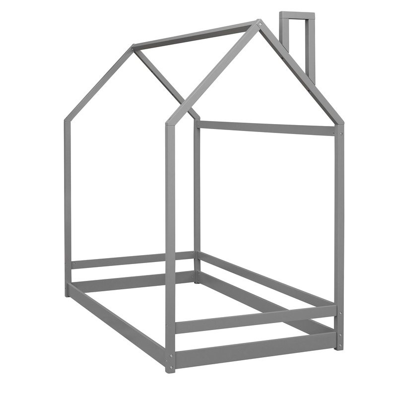 Twin Size Playhouse Bed – Gray