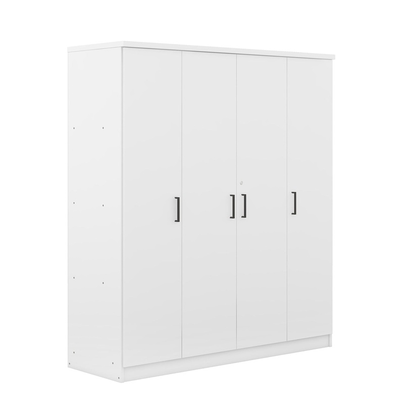 4 Door Wardrobe With 1 Drawer – White