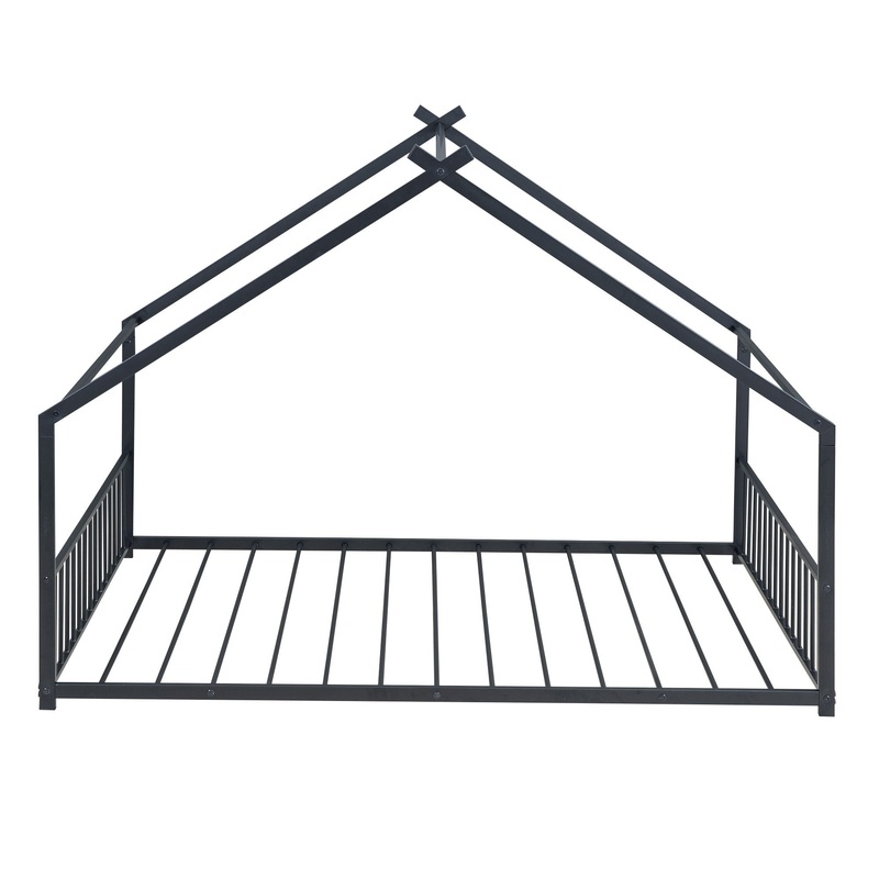 Full Size House Bed – Black