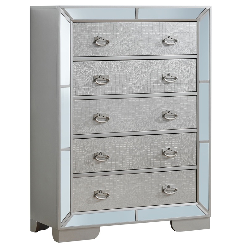 Elegant Contemporary Storage Chest – Champagne