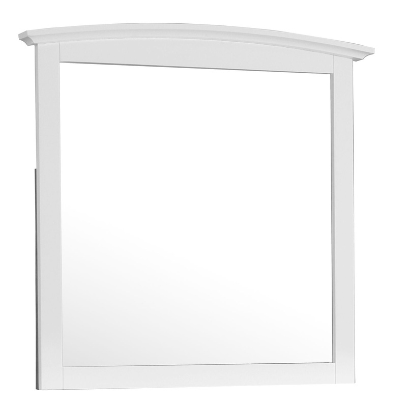 Elegant Wall Mirror – White
