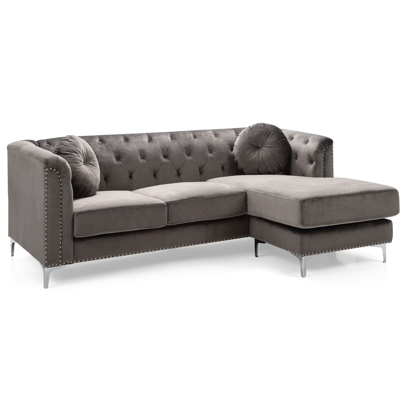 Pompano – Sofa Chaise – Dark Gray