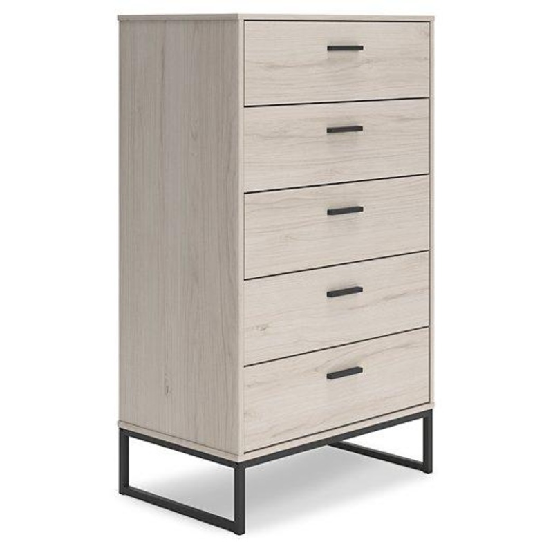 Socalle Chest of Drawers|Light Natural|Two-tone|Black