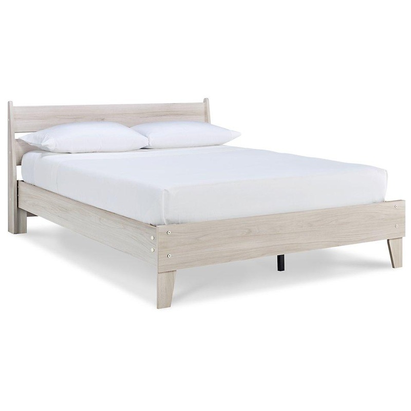 Socalle Panel Bed|Natural|Two-tone|Black|Queen|Full|Twin/Full|Twin