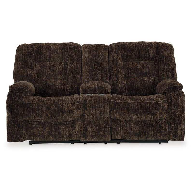 Soundwave Reclining Loveseat with Console