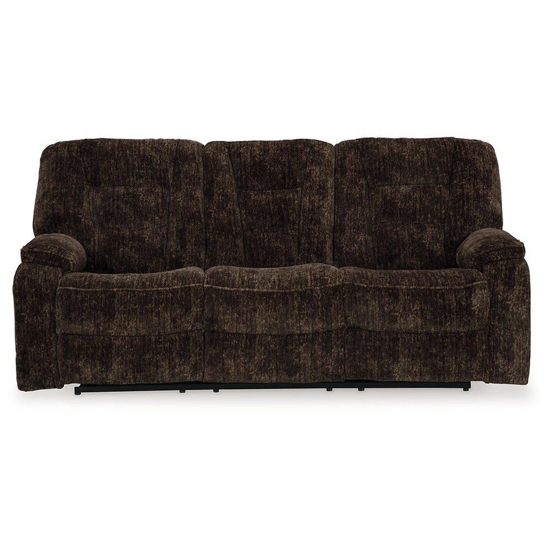 Soundwave Reclining Sofa with Drop Down Table