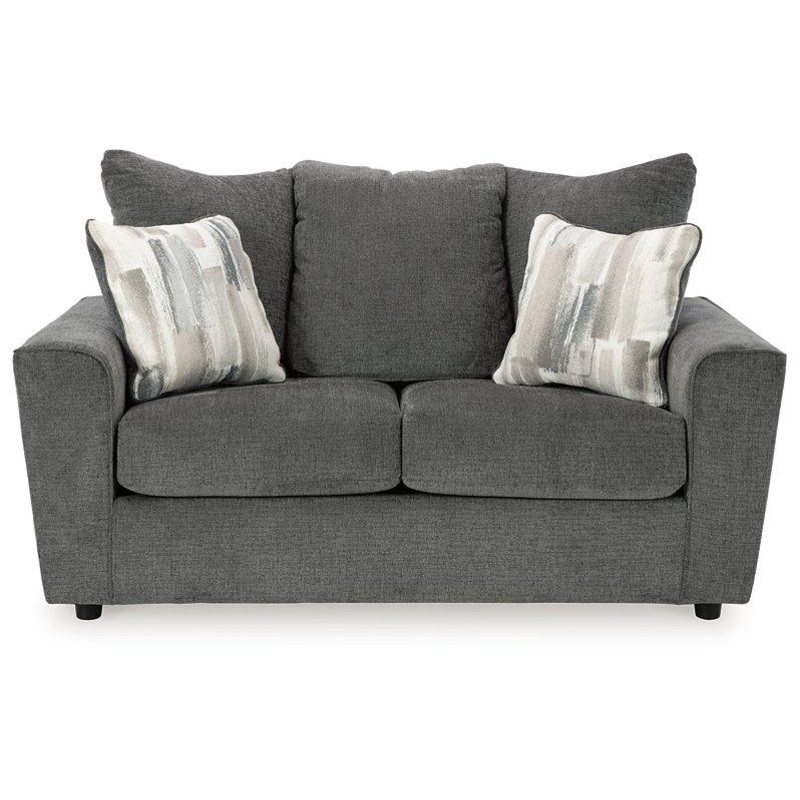 Stairatt Loveseat|Gravel|Anchor