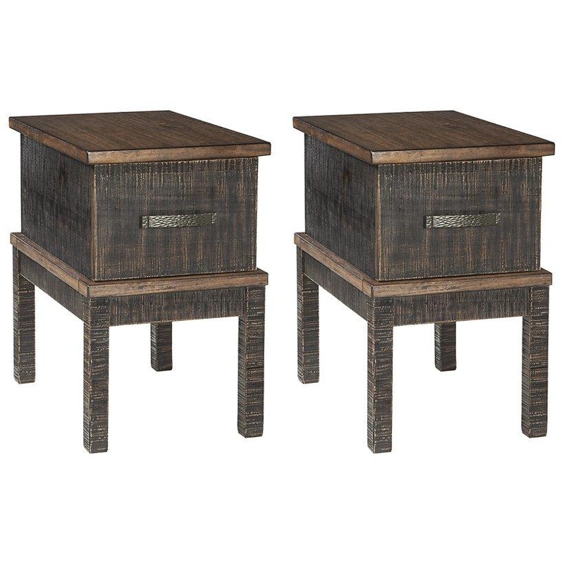 Stanah End Table Set|2-End Table Chair Side|2-End Table