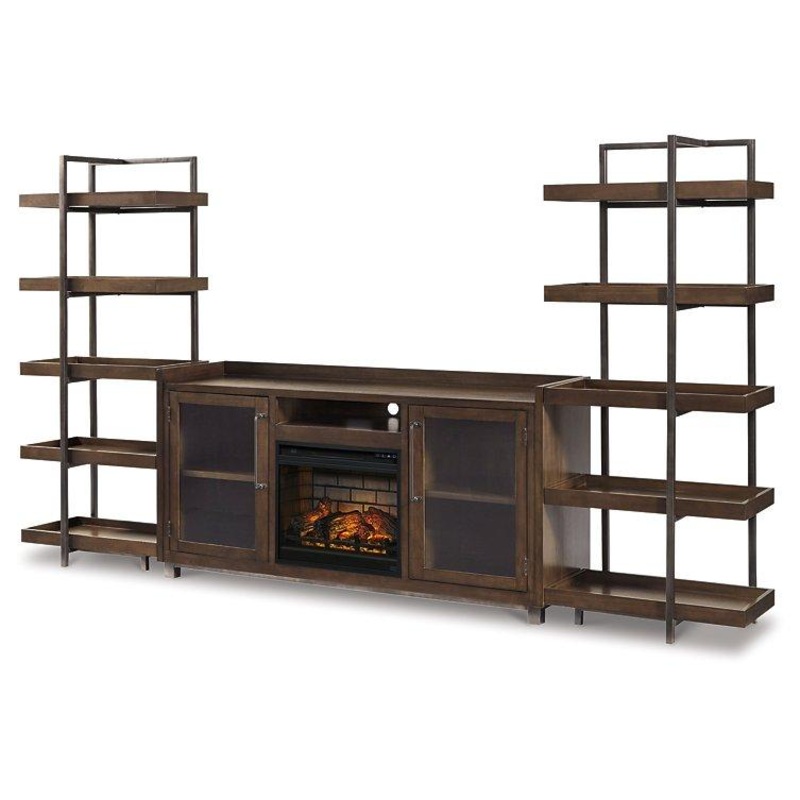 Starmore 3-Piece Wall Unit with Electric Fireplace