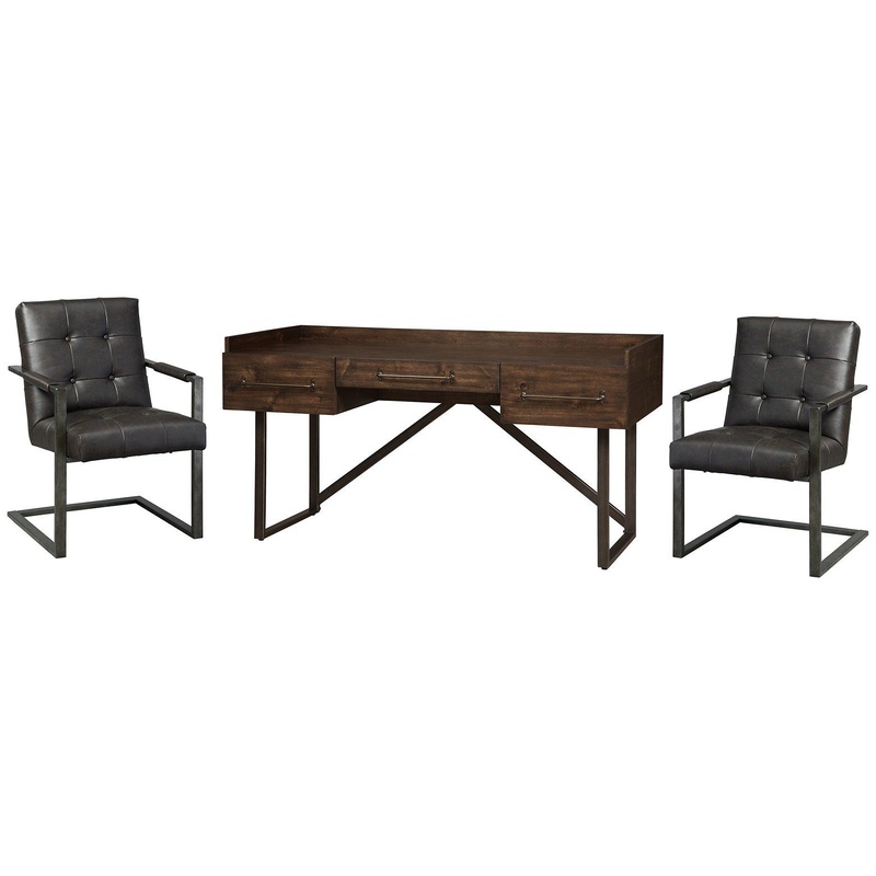 Starmore Home Office Desk with 2 Chairs