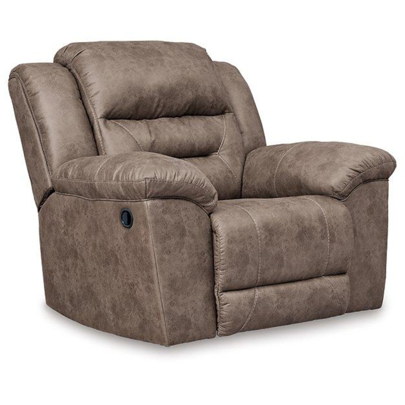 Stoneland Recliner|Fossil|Chocolate
