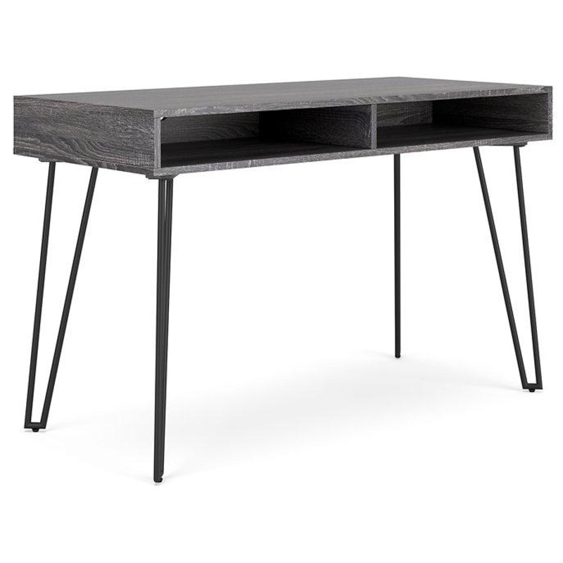 Strumford Home Office Desk|Charcoal/Black|Brown/Black|Option 1|Option 2