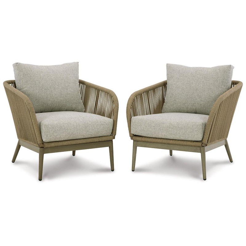 Swiss Valley Lounge Chair with Cushion (Set of 2)