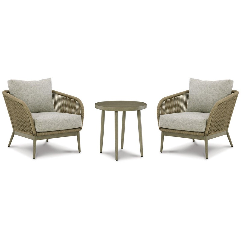 Swiss Valley Outdoor Set|3-Piece: 2-Outdoor Lounge Chair/Outdoor End Table|3-Piece: Outdoor Sofa/Outdoor Loveseat/Outdoor Cocktail Table|3-Piece: Outdoor Sofa/2-Outdoor Lounge Chair|4-Piece: Outdoor Sofa/2-Outdoor Lounge Chair/Outdoor Cocktail Table|6-Pie