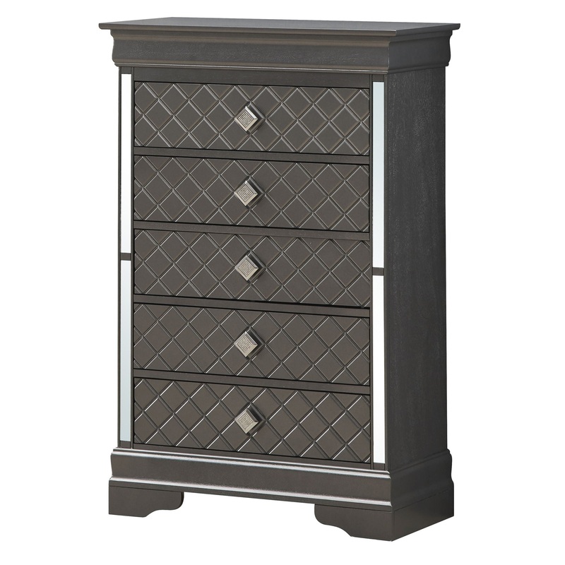 Verona – Chest – Metalic Black