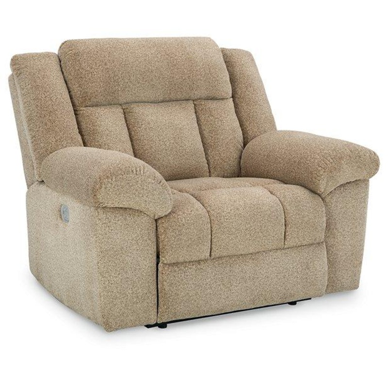 Tip-Off Power Recliner|Wheat|Slate