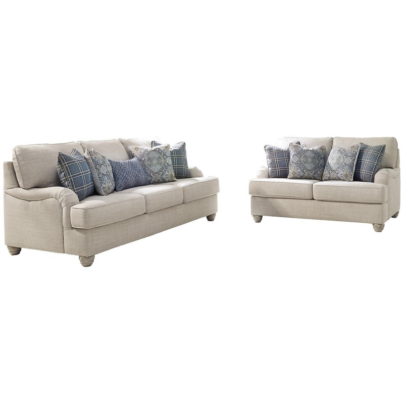 Traemore Living Room Set|Sofa/Loveseat|Chair/Ottoman|Sofa/Loveseat/Chair/Ottoman|Linen|River
