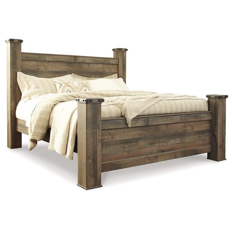 Trinell Bed|King|Queen|Twin|Poster Bed|Panel Bed|Bookcase Bed
