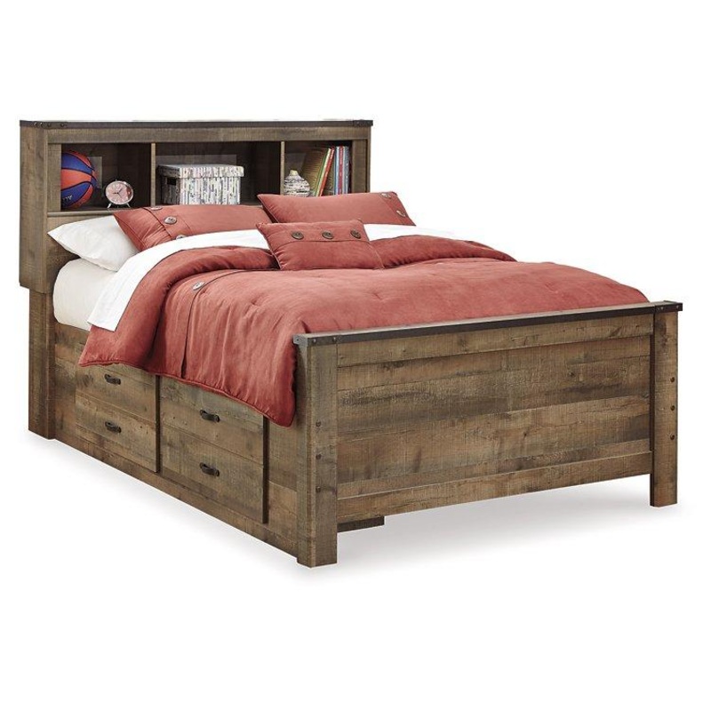 Trinell Bed with 2 Sided Storage