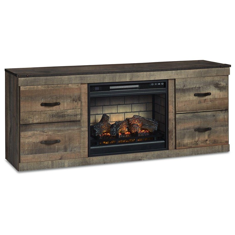 Trinell TV Stand with Electric Fireplace