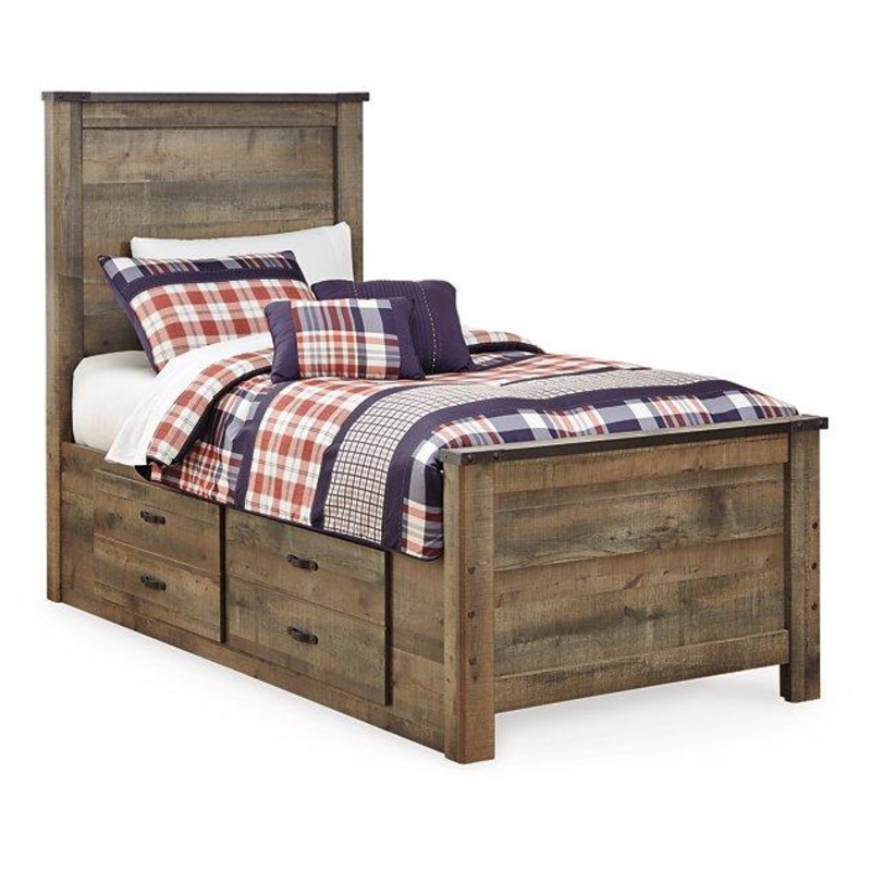 Trinell Youth Bed with 2 Storage Drawers