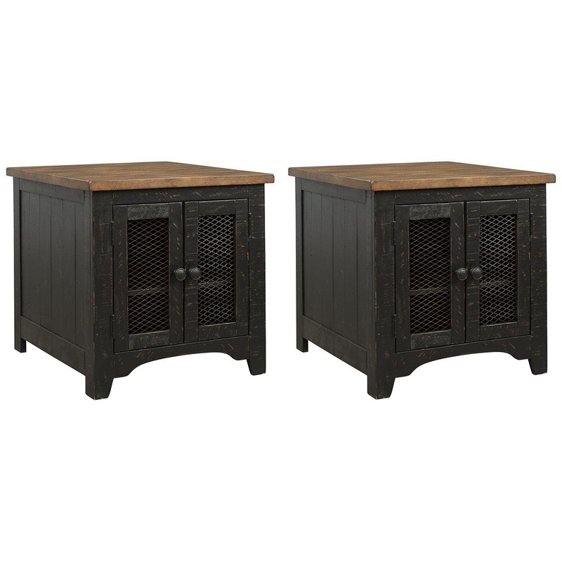 Valebeck End Table Set|2-End Table|2-End Table Chair Side
