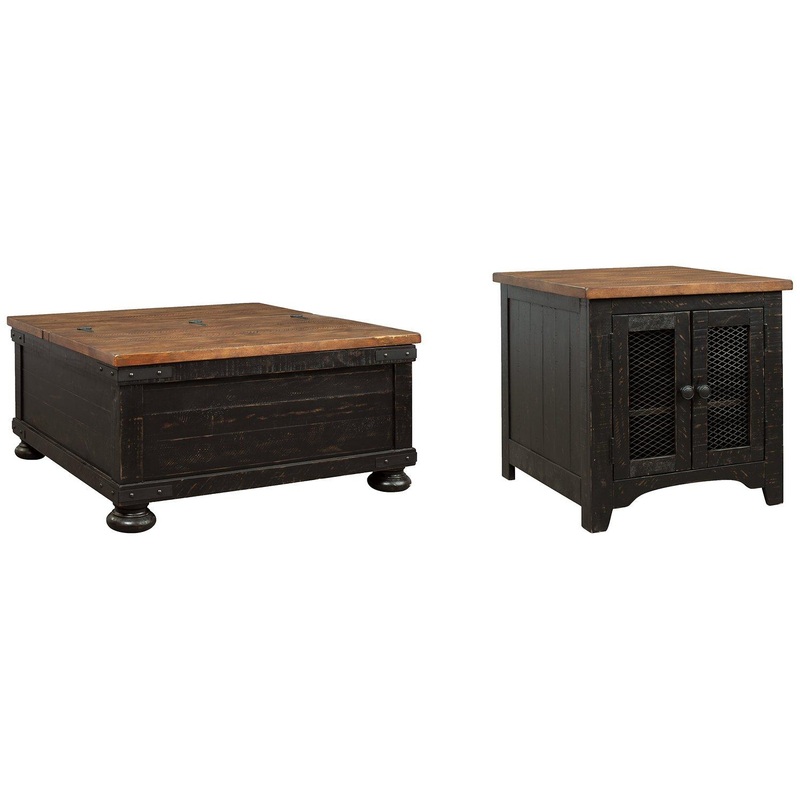 Valebeck Table Set|Cocktail Table Lift/End Table|Cocktail Table Lift/End Table Chair Side