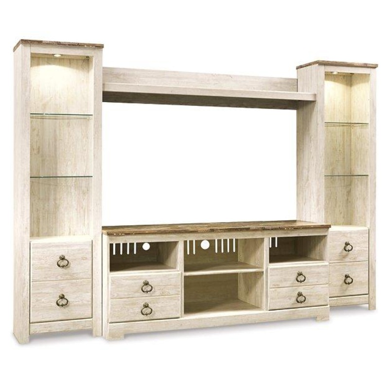 Willowton 4-Piece Entertainment Center