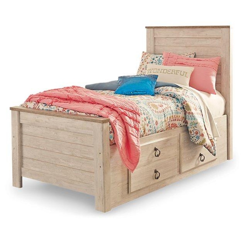 Willowton Bed with 2 Storage Drawers