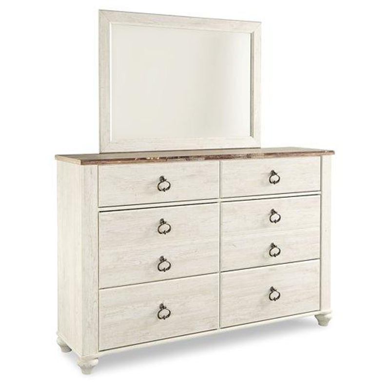 Willowton Dresser and Mirror
