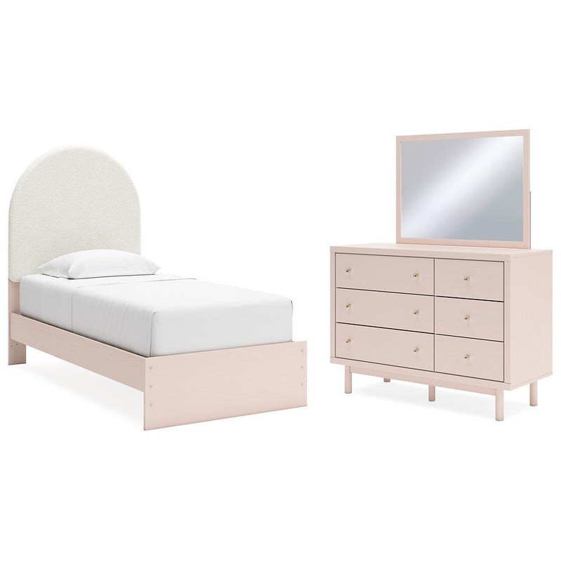 Wistenpine Bedroom Package|Twin|Full|5-Piece: Bed (Headboard,Footboard,Rails)/Dresser & Mirror|6-Piece: Bed (Headboard,Footboard,Rails)/Dresser & Mirror/Nightstand|7-Piece: Bed (Headboard,Footboard,Rails)/Dresser & Mirror/2-Nightstand