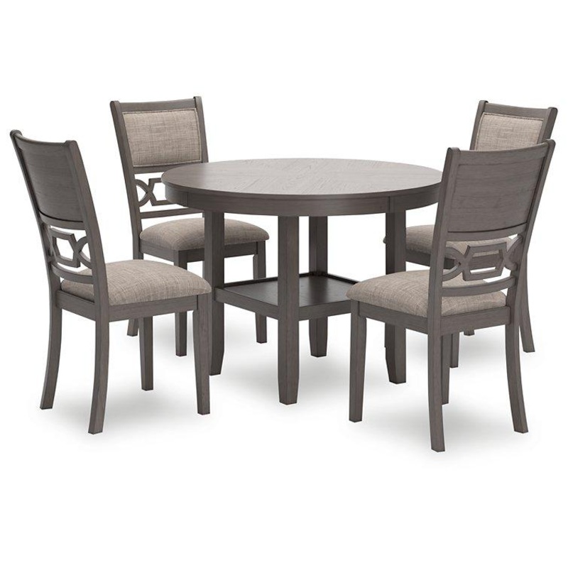 Wrenning Dining Table and 4 Chairs (Set of 5)