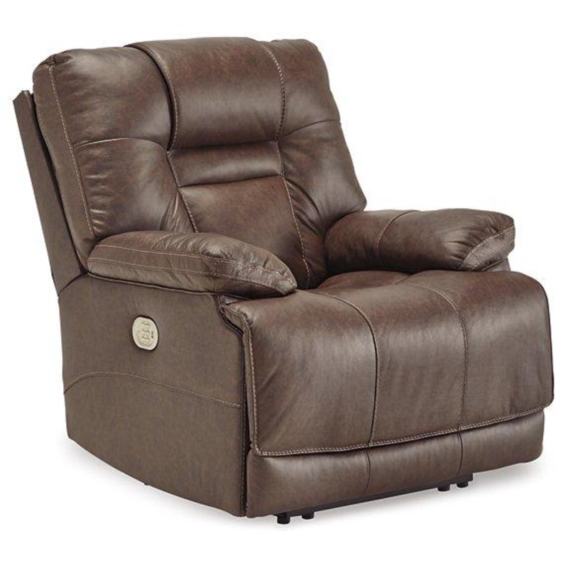 Wurstrow Power Recliner|Umber|Smoke