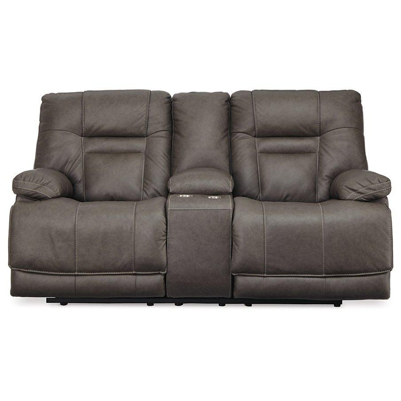 Wurstrow Power Reclining Loveseat with Console