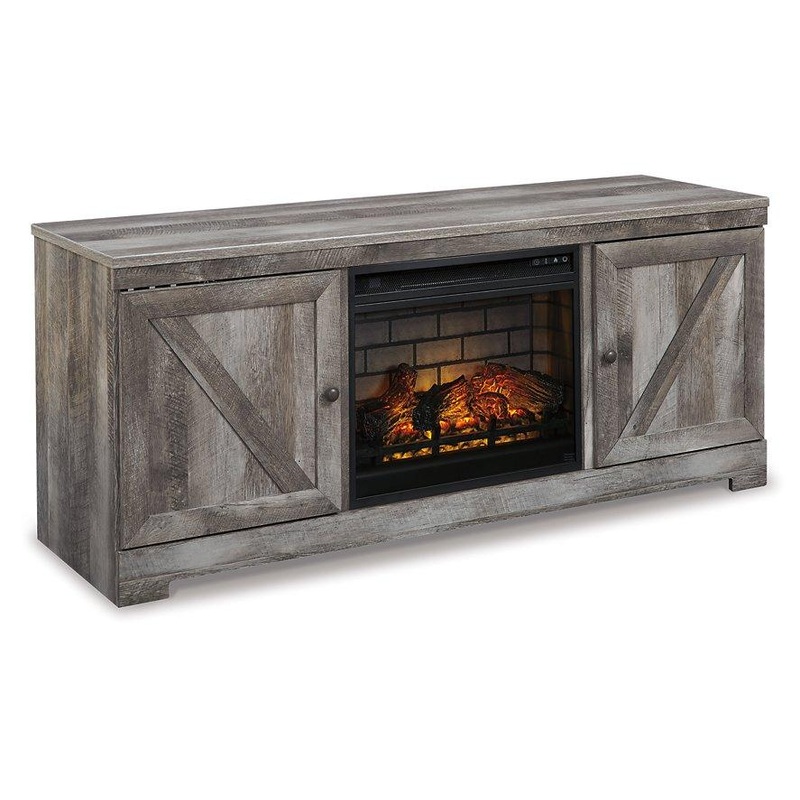 Wynnlow 63 TV Stand with Electric Fireplace