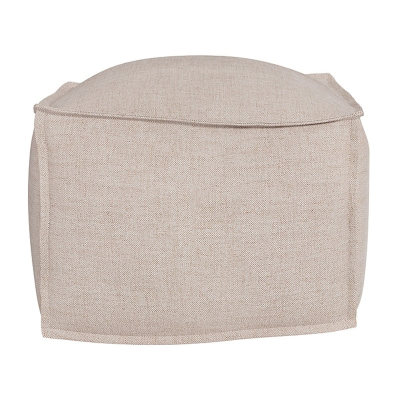 Bottega – Outdoor Ottoman|Beige|Gray