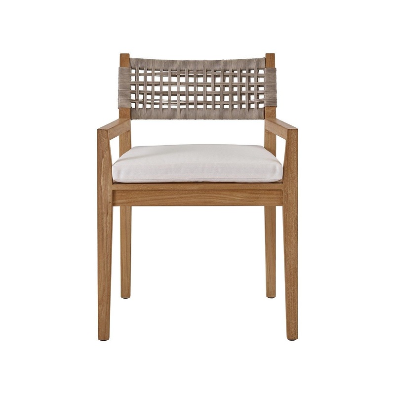 Coastal Living Outdoor – Chesapeake Arm Chair – Light Brown